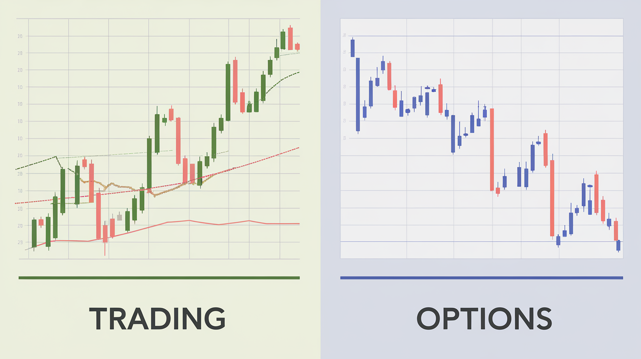 Ключові відмінності між трейдингом і опціонами